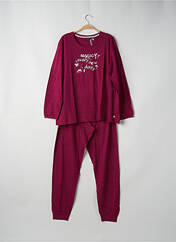 Pyjama rouge PASTUNETTE pour femme seconde vue