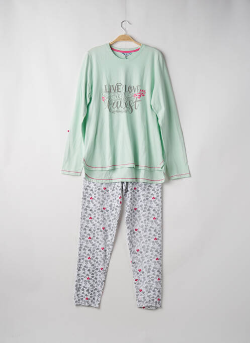 Pyjama vert BARANDI pour femme