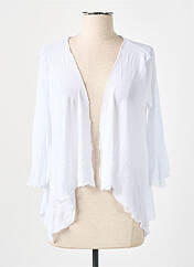 Gilet manches longues blanc VIRGINIE & MOI pour femme seconde vue