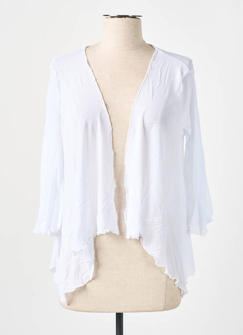 Gilet manches longues blanc VIRGINIE & MOI pour femme