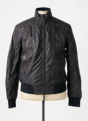 Blouson noir BRAY STEVE ALAN pour homme