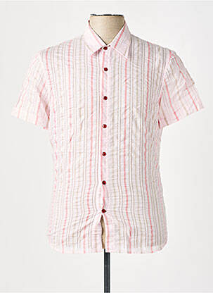 Chemise manches courtes rose BRAY STEVE ALAN pour homme