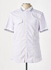 Chemise manches courtes violet ABSOLUT JOY pour homme seconde vue