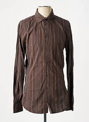 Chemise manches longues marron BRAY STEVE ALAN pour homme seconde vue