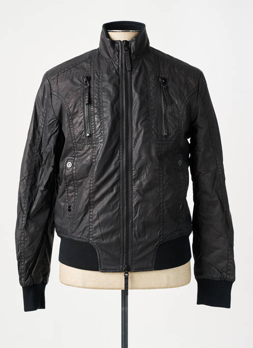 Blouson noir BRAY STEVE ALAN pour homme