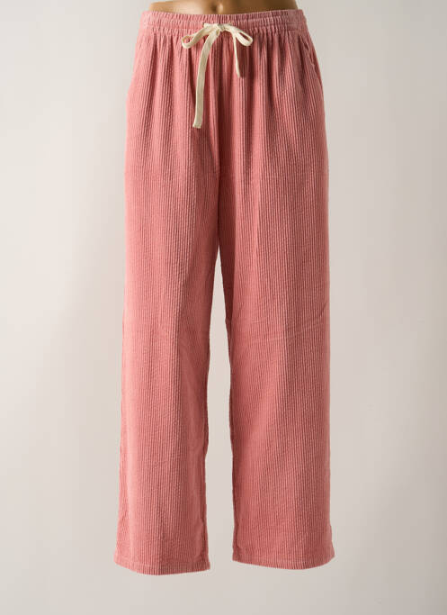 Pantalon droit rose GRACE & MILA pour femme