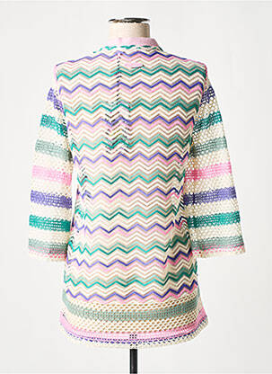 Veste casual col rond rose POUPÉE CHIC BY MERCEDES DE MIGUEL femme
