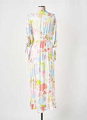 Robe longue manches longues manches longues blanc FABIENNE CHAPOT femme