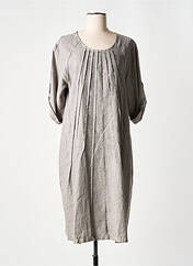 Robe mi-longue gris ORTO BOTANICO pour femme seconde vue