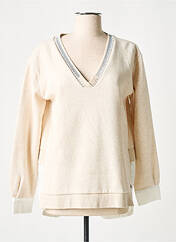 Sweat-shirt beige CREAM pour femme seconde vue