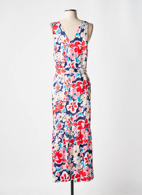 Robe longue bleu LEO & UGO pour femme