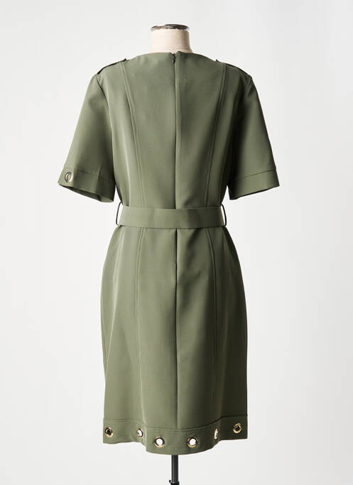 Robe mi-longue vert SONIA K pour femme