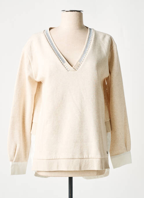 Sweat-shirt beige CREAM pour femme