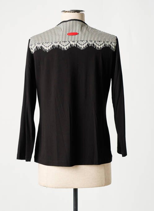 Veste casual noir POUPÉE CHIC BY MERCEDES DE MIGUEL pour femme