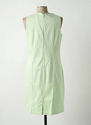 Robe mi-longue sans manche sans manche vert FRANCE RIVOIRE femme