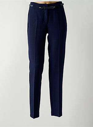 Pantalon chino taille normale taille normale bleu FRANCE RIVOIRE femme