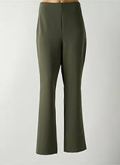 Pantalon droit vert SONIA K pour femme seconde vue