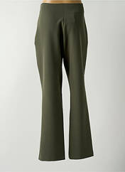 Pantalon droit vert SONIA K pour femme seconde vue