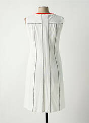 Robe mi-longue blanc POUPEE CHIC pour femme seconde vue