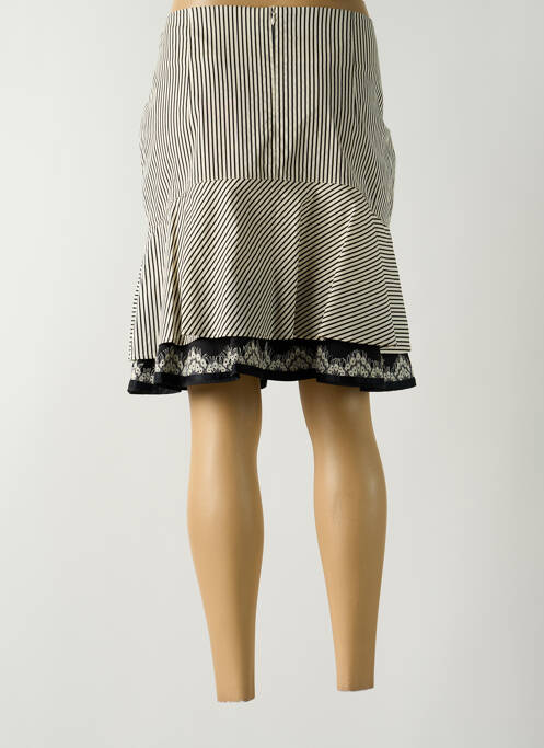 Jupe mi-longue noir POUPEE CHIC pour femme