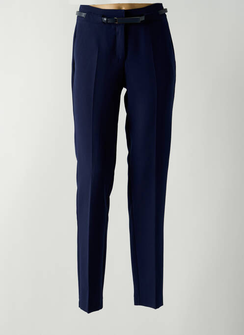 Pantalon chino bleu FRANCE RIVOIRE pour femme