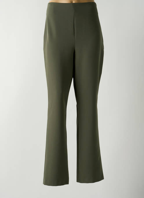 Pantalon droit vert SONIA K pour femme