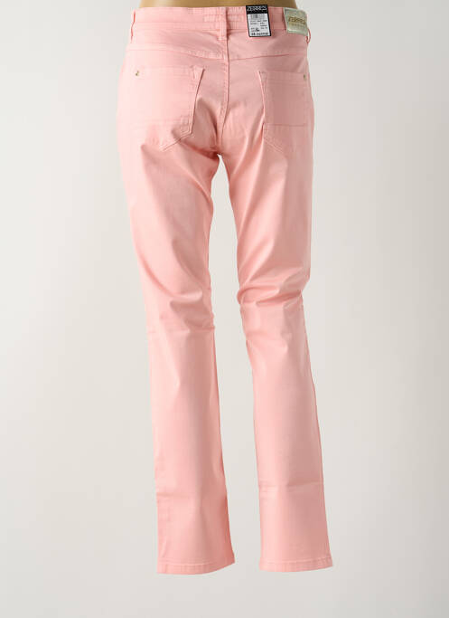 Pantalon slim rose ZERRES pour femme