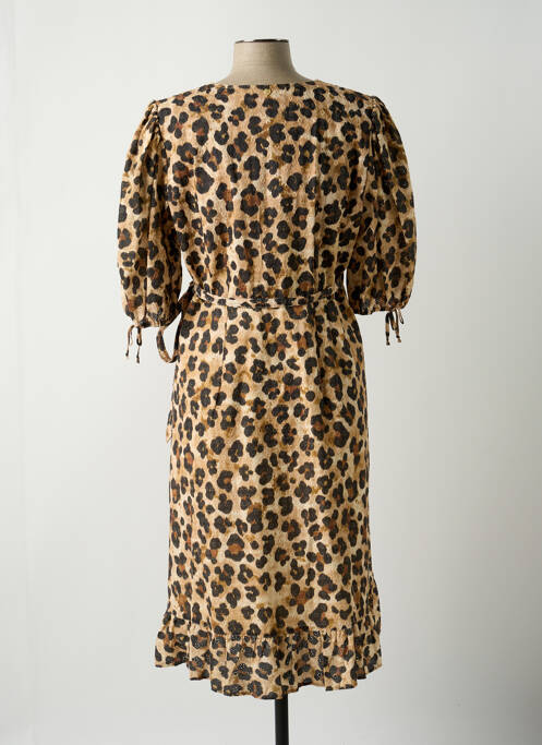 Robe mi-longue marron FABIENNE CHAPOT pour femme