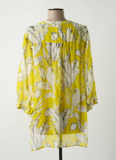 Tunique manches longues jaune FROGBOX pour femme