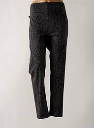 Pantalon slim taille élastique taille normale gris FRANCK ANNA femme