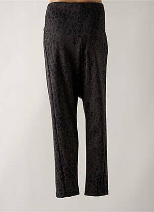 Pantalon slim taille élastique taille normale gris FRANCK ANNA femme