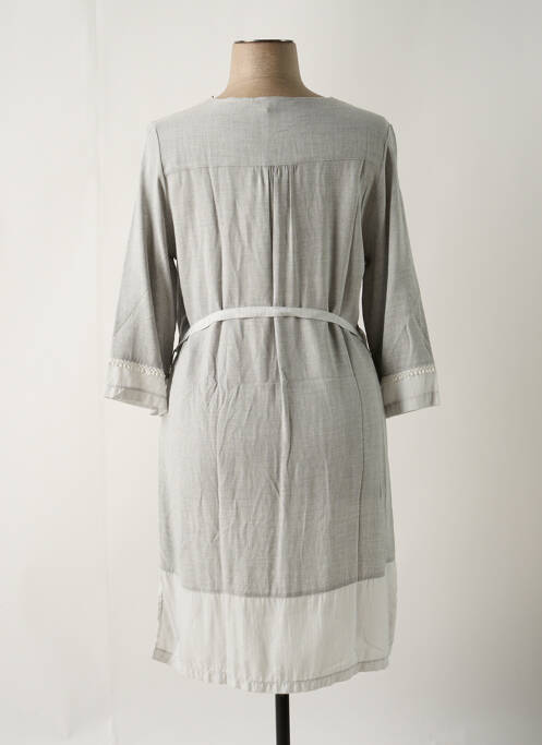 Robe mi-longue gris FA CONCEPT pour femme