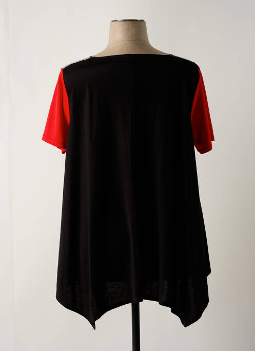 Tunique manches courtes noir FA CONCEPT pour femme