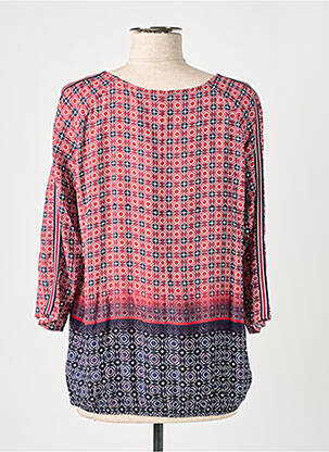 Blouse col rond manches 3/4 rouge RABE femme