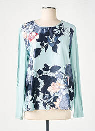 Top col rond manches longues vert GERRY WEBER femme
