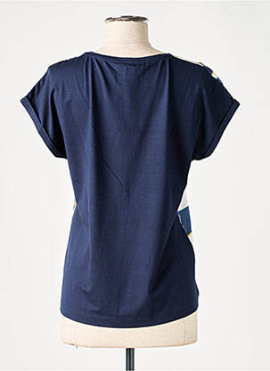 T-shirt imprimé fantaisie manches courtes bleu THOMAS RABE femme