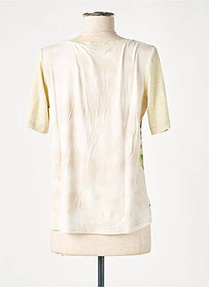 T-shirt stretch manches courtes vert THOMAS RABE femme