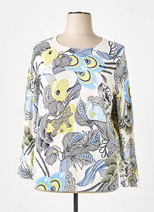 Top col rond manches longues blanc GERRY WEBER femme