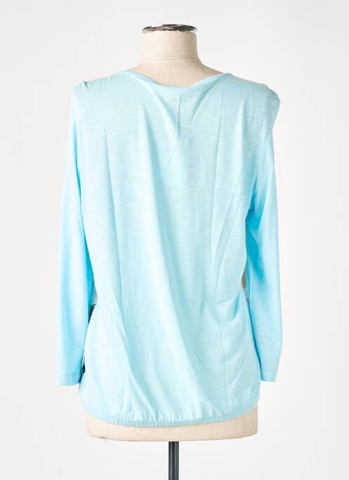 Top col rond manches longues bleu GERRY WEBER femme