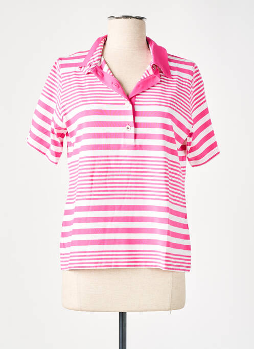 Polo rose THOMAS RABE pour femme