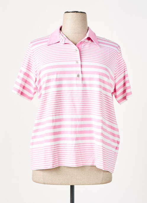 Polo rose THOMAS RABE pour femme