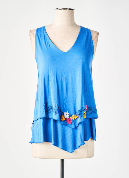 Top bleu MAMATAYOE pour femme