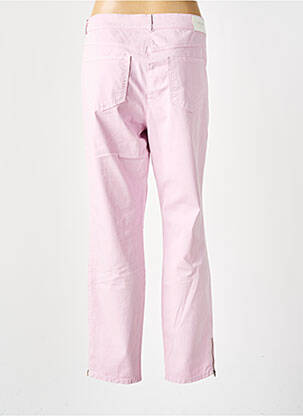 Pantalon droit fermeture zippée sous rabat boutonné violet GERRY WEBER femme