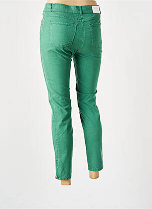 Pantalon droit fermeture zippée sous rabat boutonné vert GERRY WEBER femme
