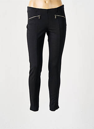 Pantalon slim taille élastique noir BARBARA LEBEK femme