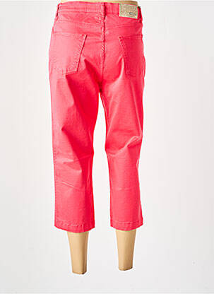 Pantacourt poches rouge CRN-F3 femme
