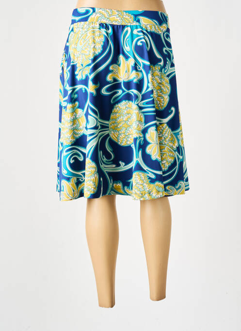 Jupe mi-longue bleu KING LOUIE femme