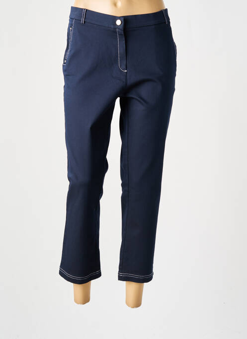 Pantalon 7/8 bleu CHRISTINE LAURE pour femme