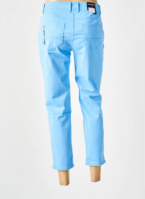 Pantalon slim bleu ANNA MONTANA pour femme
