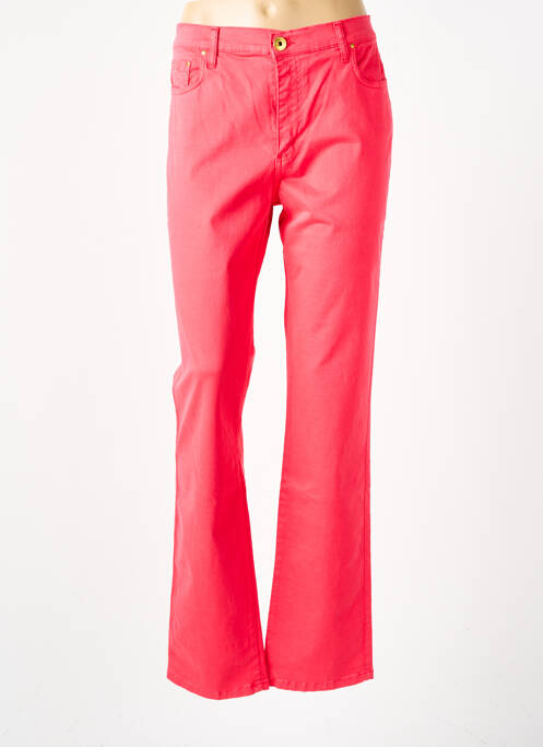 Pantalon slim rouge CRN-F3 pour femme